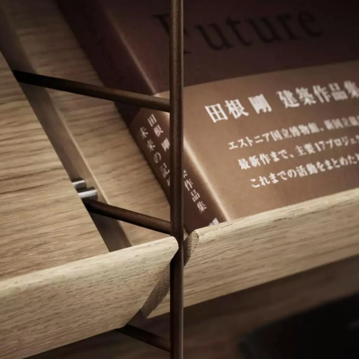 Tidskriftshylla Trä 58x30 beige