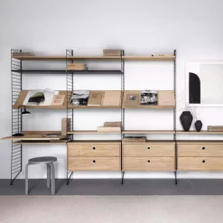 Tidskriftshylla Trä 78x30 målad