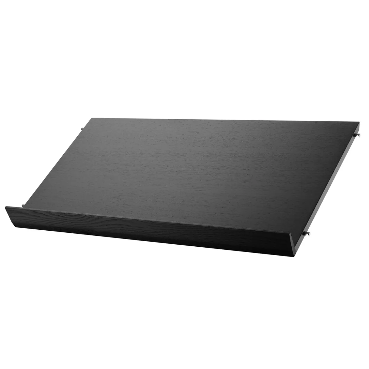 Tidskriftshylla Trä 78x30 svartbetsad