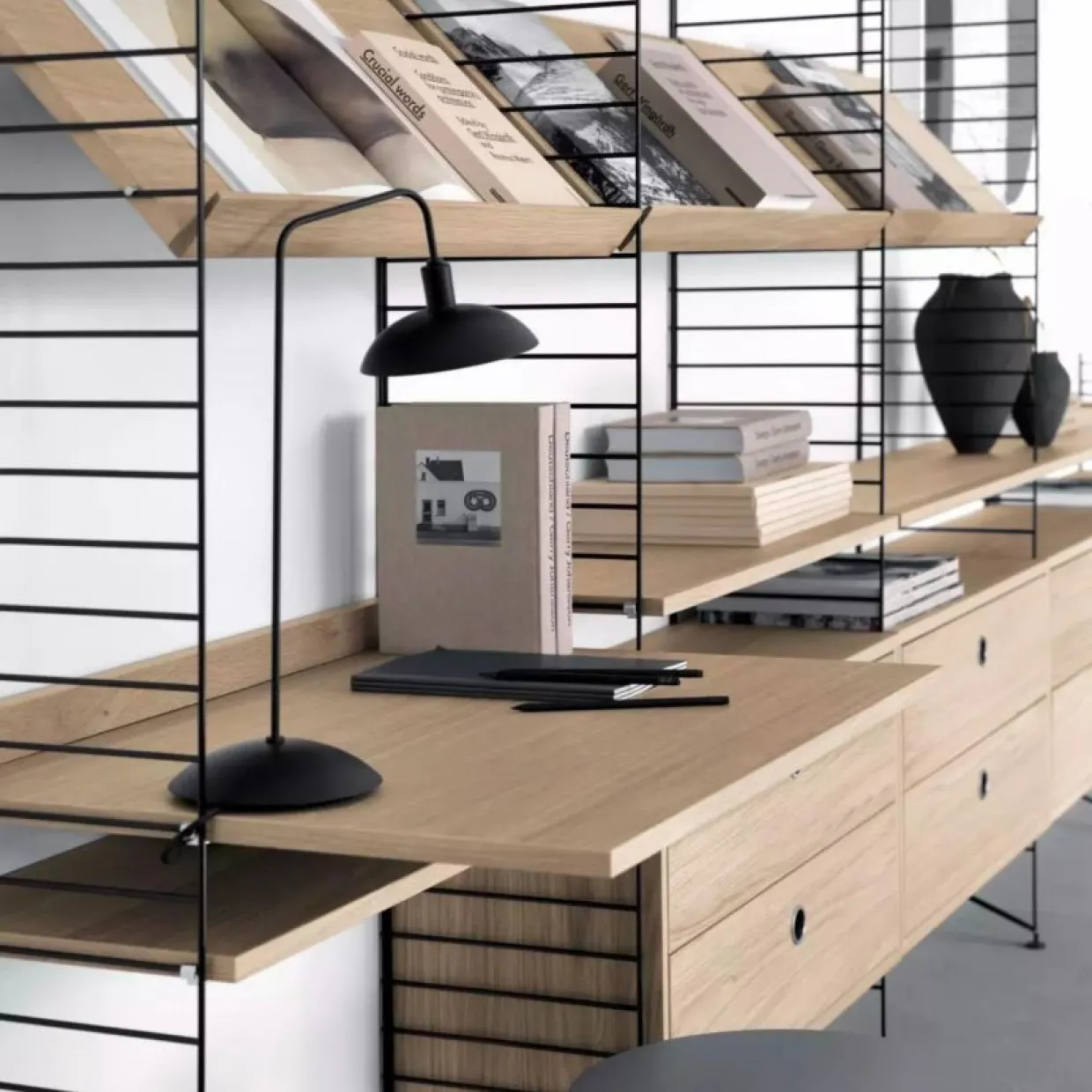 Tidskriftshylla Trä 58x30 trä