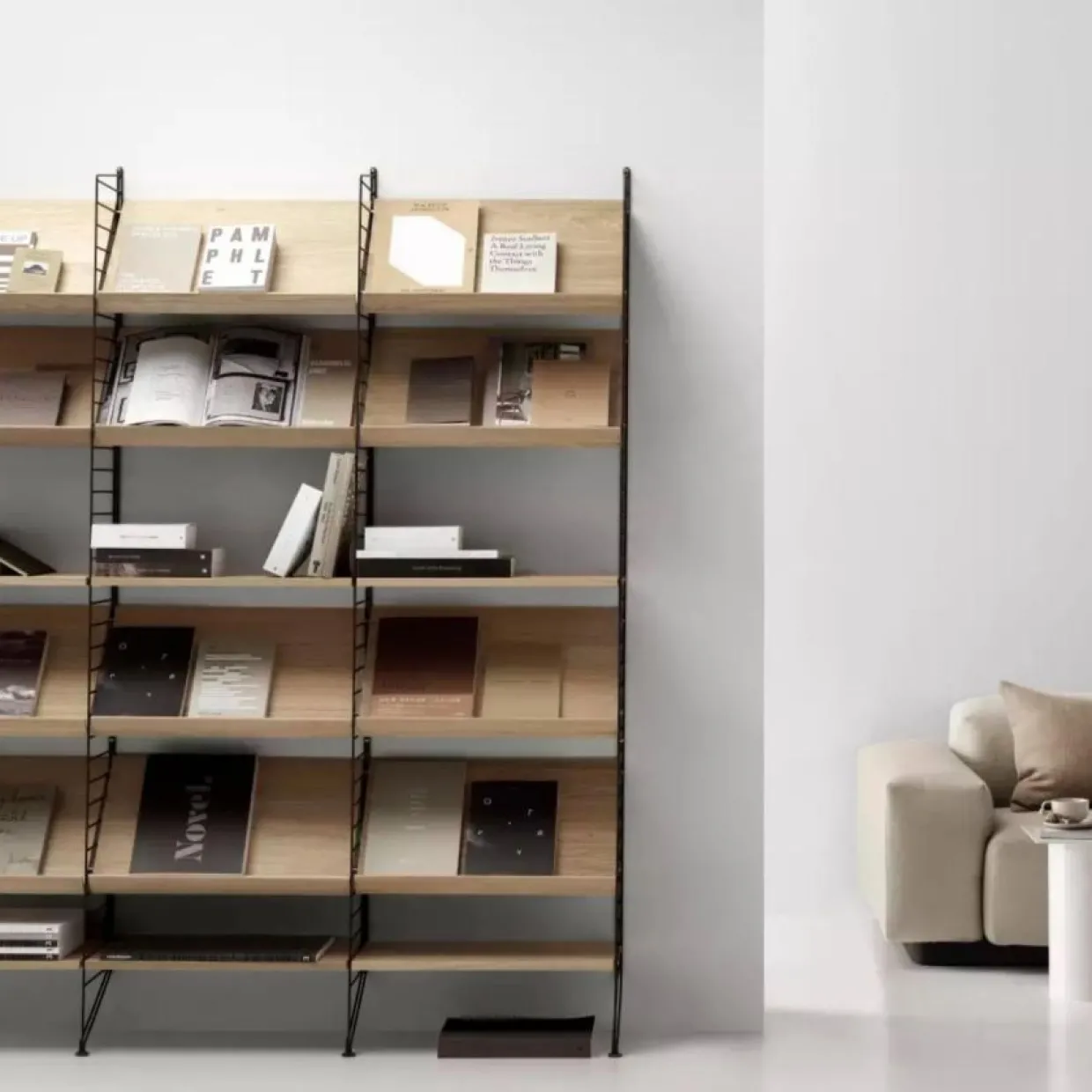 Tidskriftshylla Trä 58x30 trä