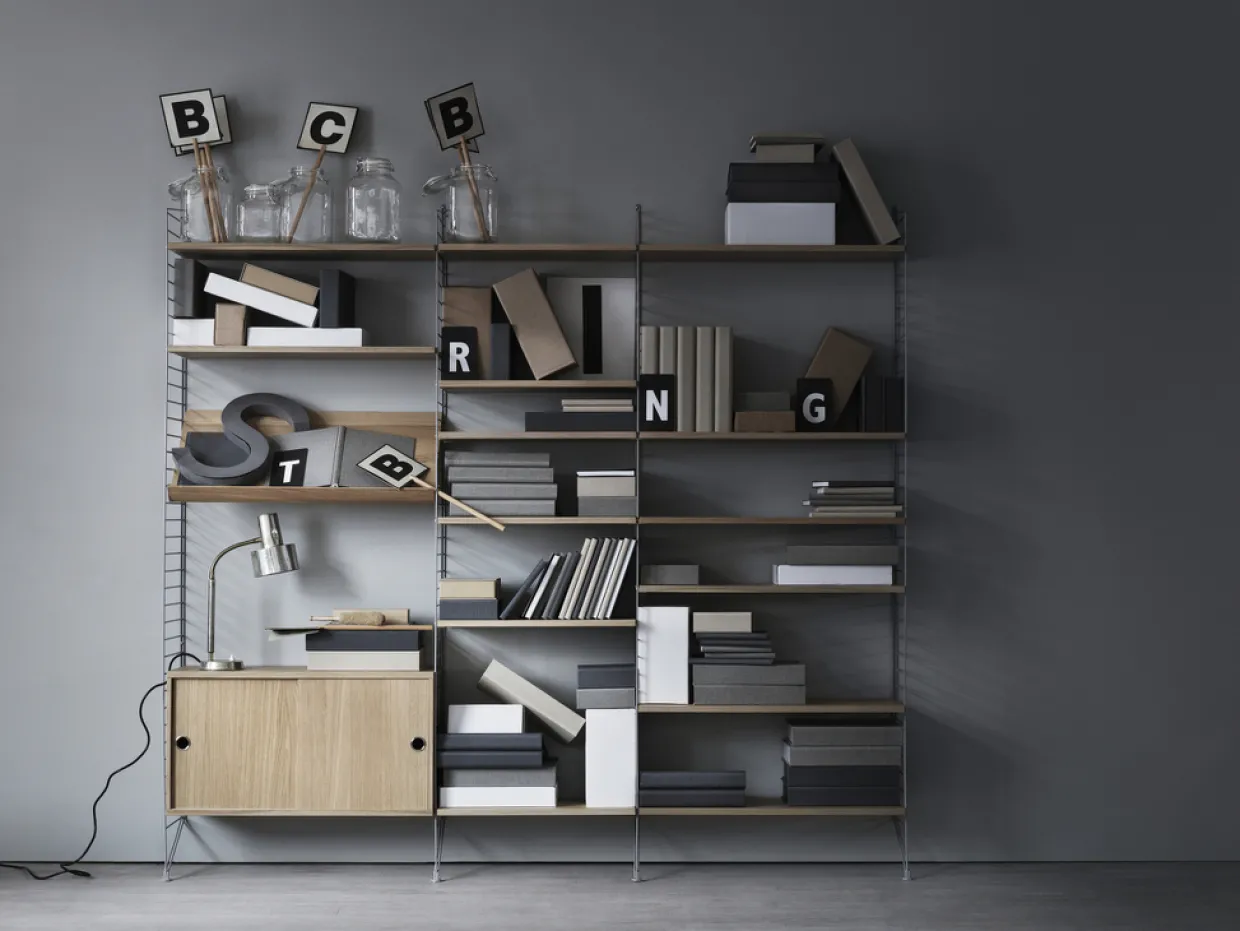 Tidskriftshylla Trä 78x30 valnöt