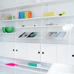 Tidskriftshylla 78x30 vit