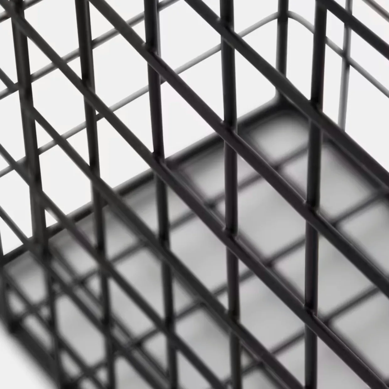 Tidskriftssamlare Koster 27x10x31 cm Svart