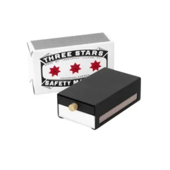 Tändsticksfodral Three Star Svart