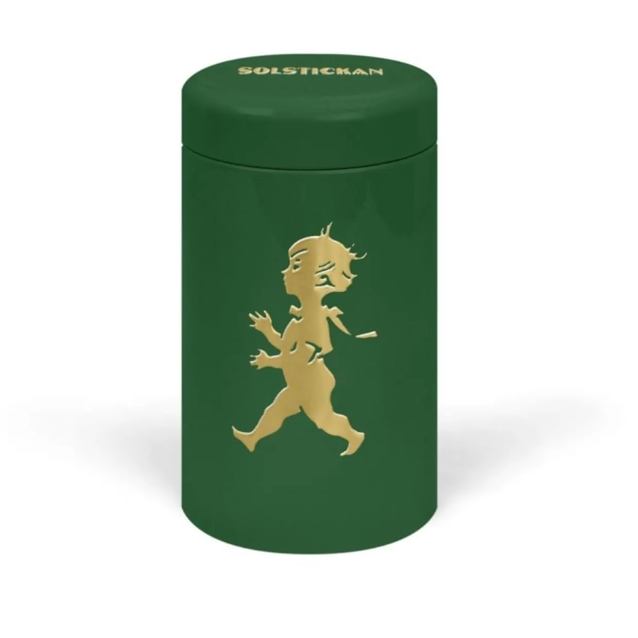 Tändsticksrör Solstickan Grön /Guld