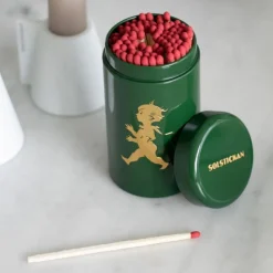 Tändsticksrör Solstickan Grön /Guld