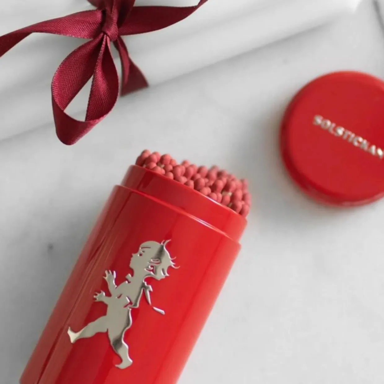 Tändsticksrör Solstickan röd