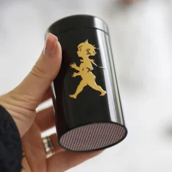 Tändsticksrör Solstickan Svart/guld