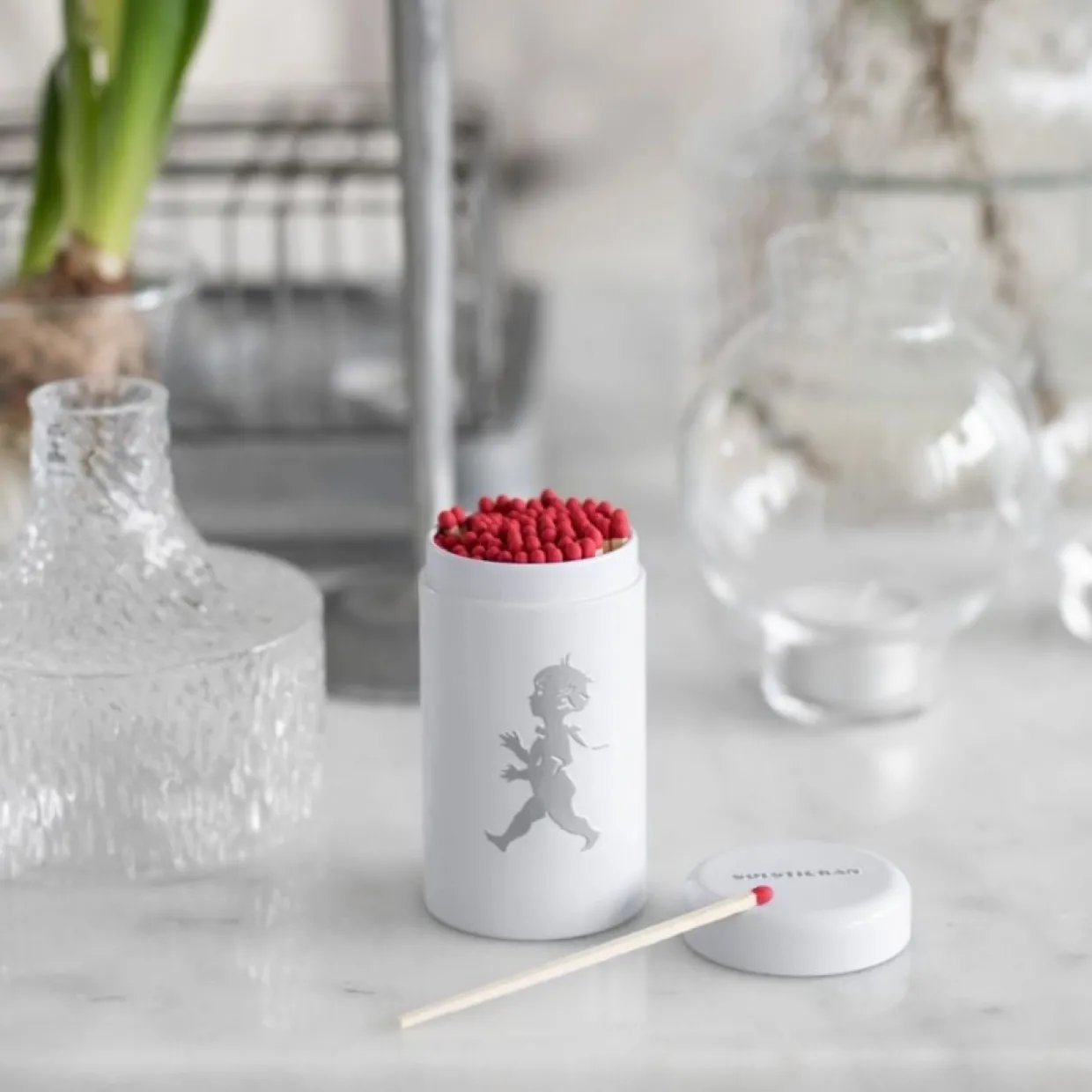 Tändsticksrör Solstickan Vit