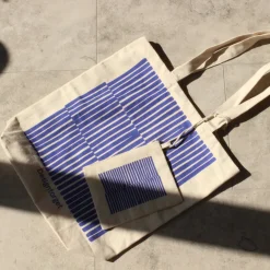 Tote bag Designtorget Rand Blå