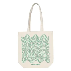 Tote bag Designtorget Våg Grön