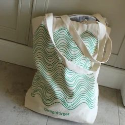 Tote bag Designtorget Våg Grön