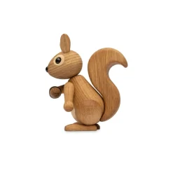 Träfigur Hazel Ekorre 11,5 cm Ek