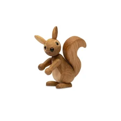 Träfigur Peanut Ekorrunge 8,5 cm Ek