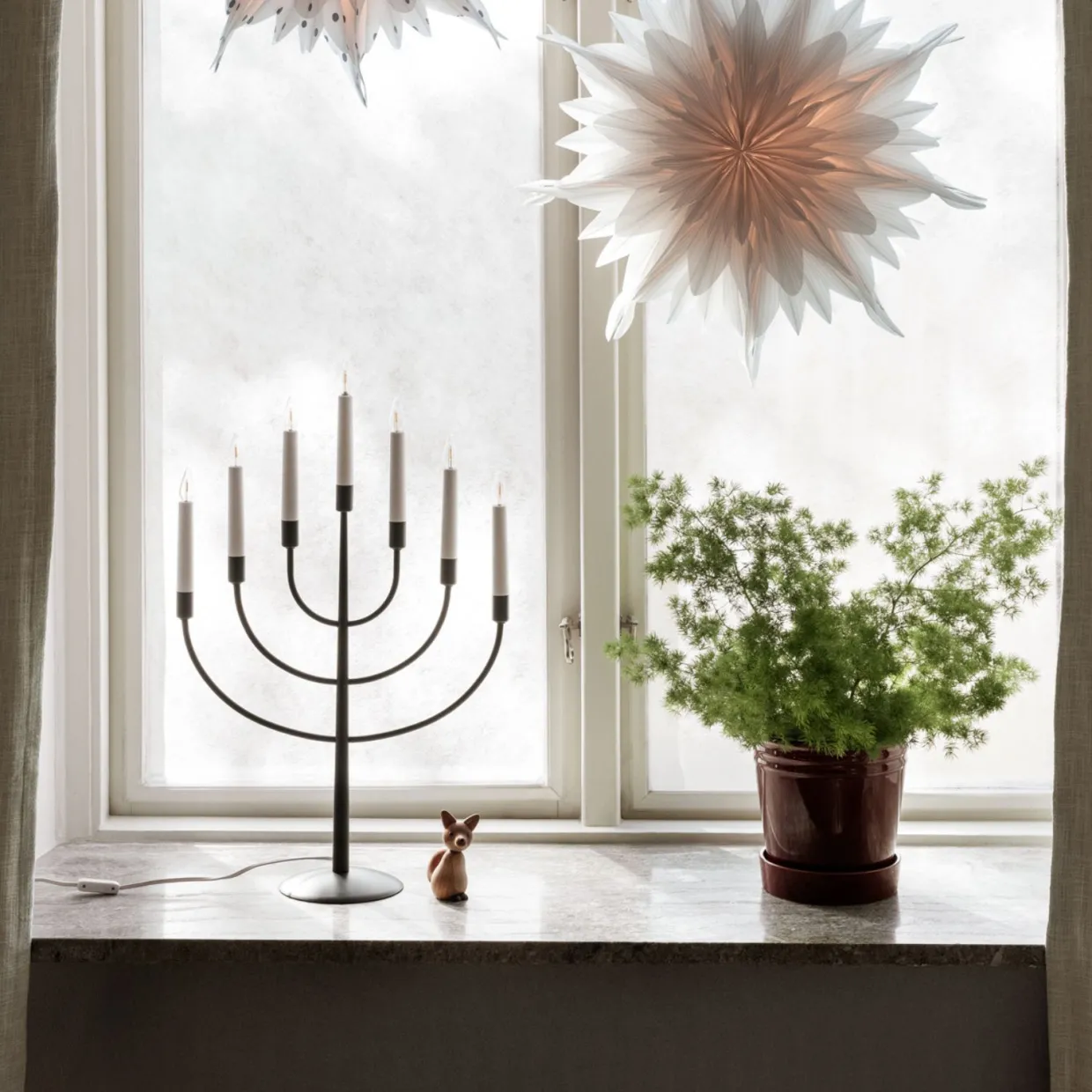 Träfigur Roxy Räv 10cm