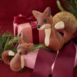 Träfigur Roxy Räv 10cm