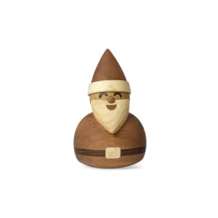 Träfigur Santa 10cm