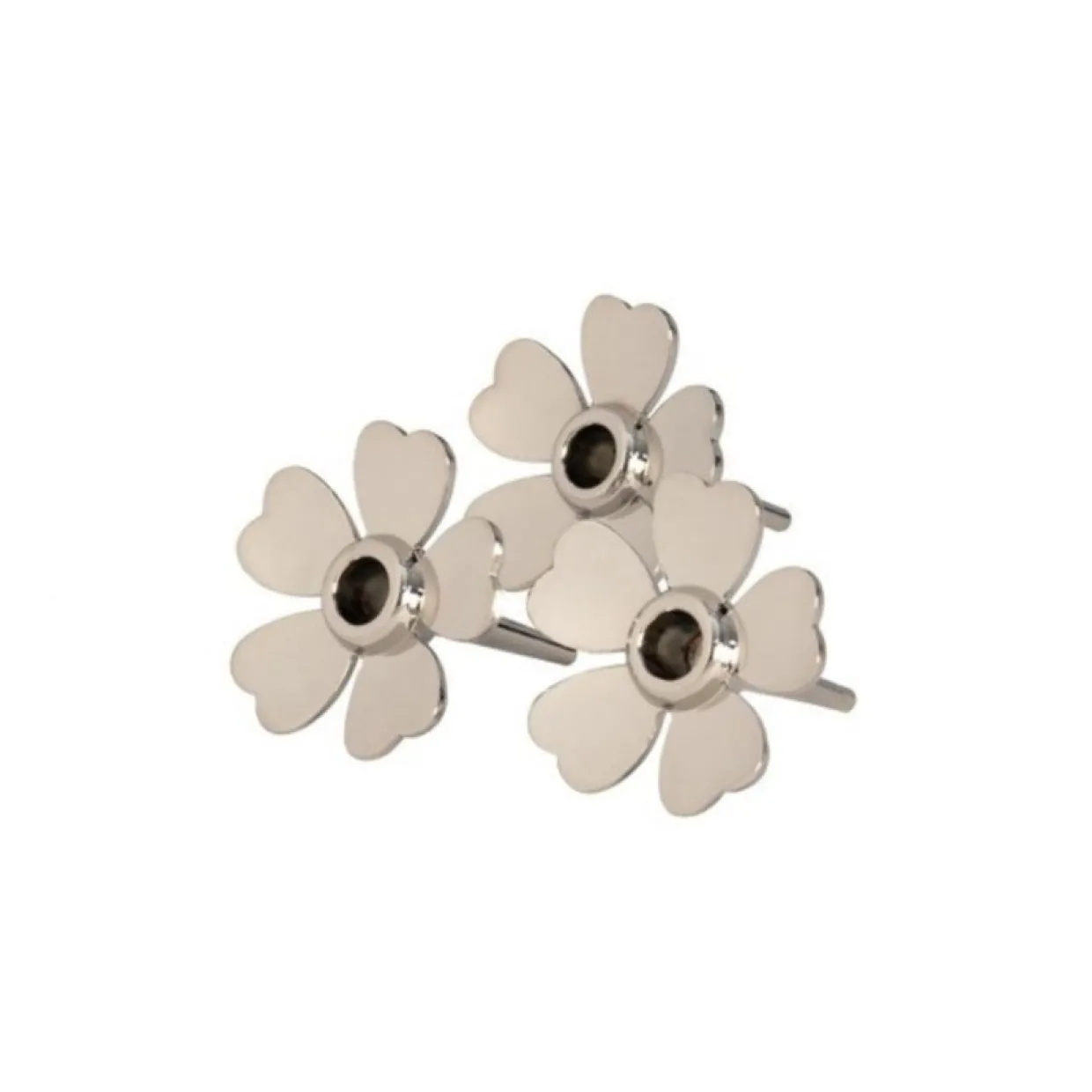 Tårtljushållare Me to you 3-pack Silver