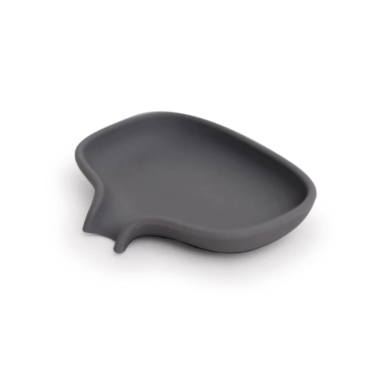 Tvålfat Flow silikon grå