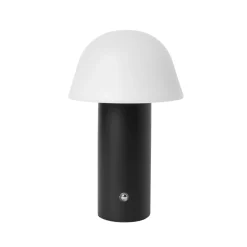 Uppladdningsbar Utomhuslampa Mano Svart/Vit