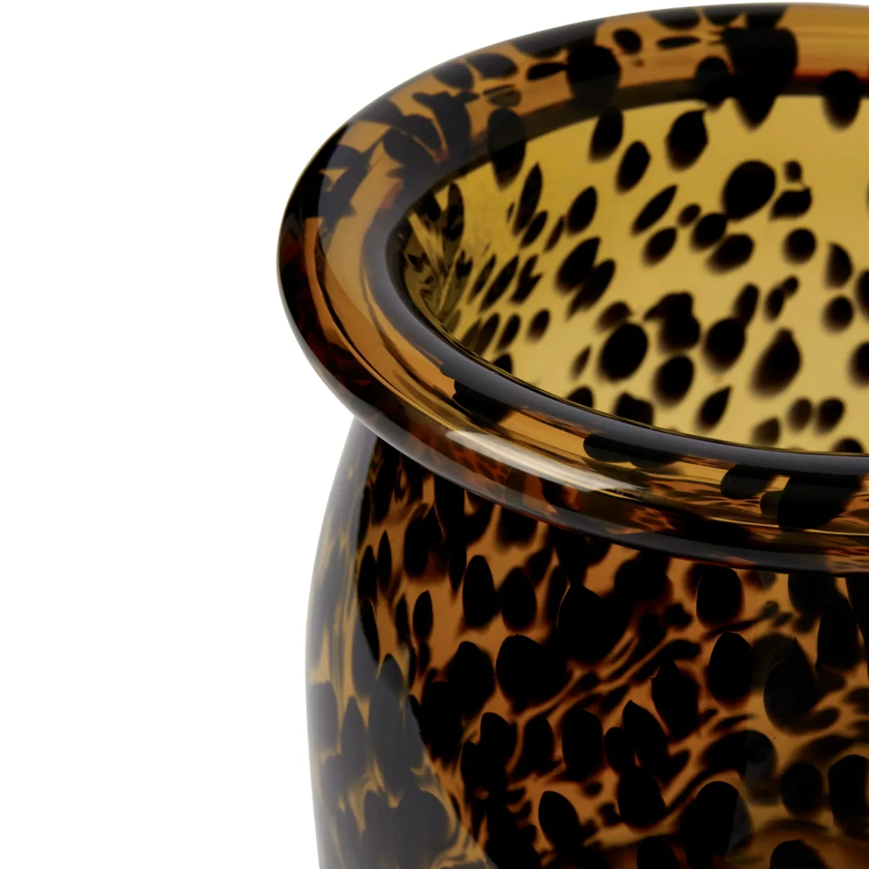 Vas Aida 27 cm Leo amber