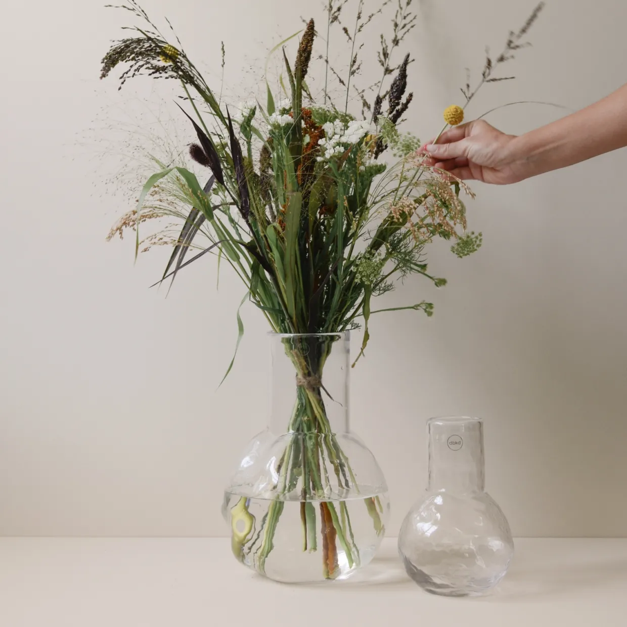 Vas BUNCH clear 20 cm