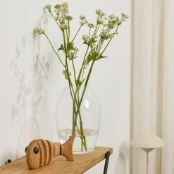 Vas Laine Oval 14x20cm Klar