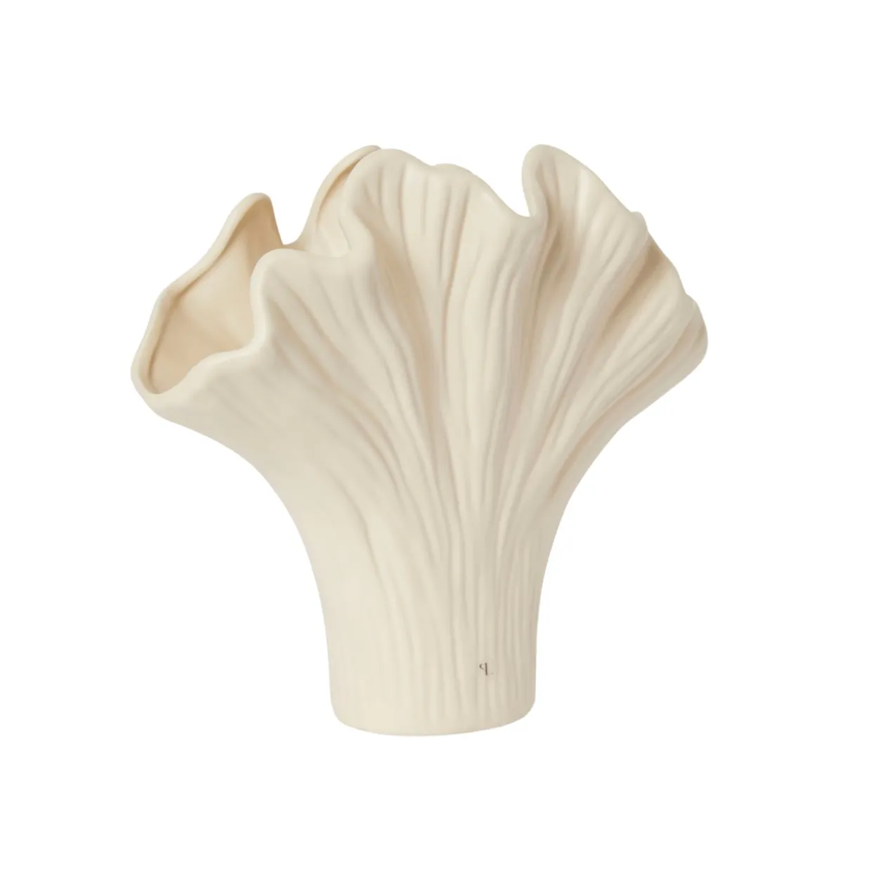 Vas Shell 24 cm offwhite