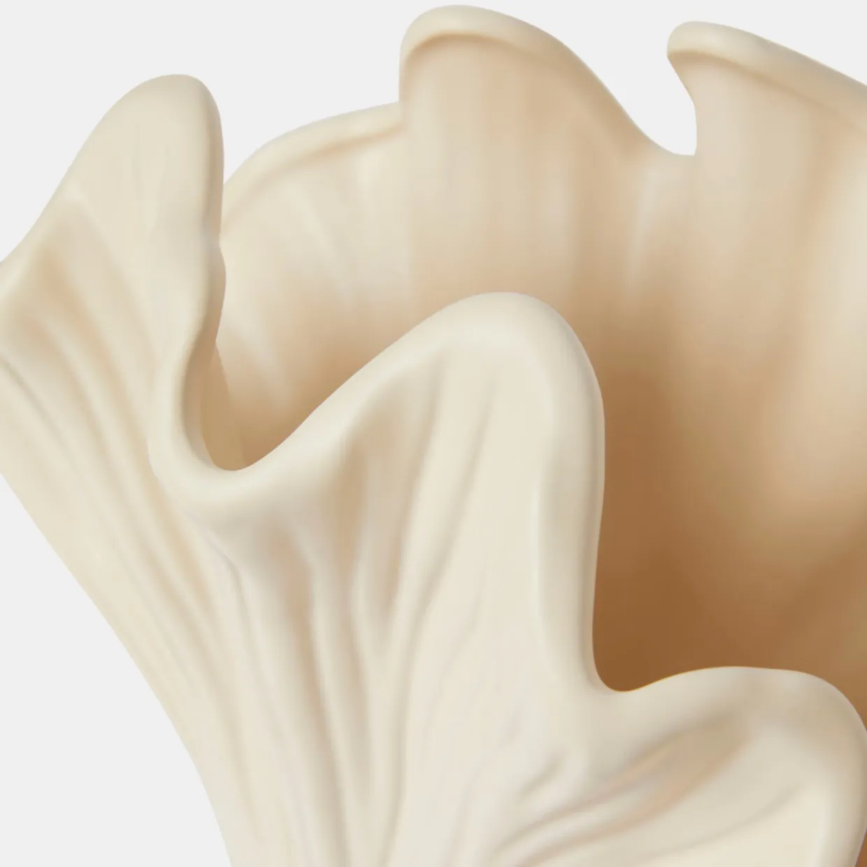 Vas Shell 24 cm offwhite