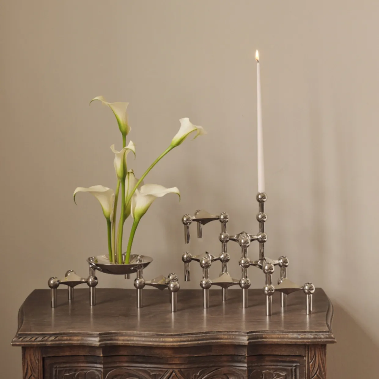 Vas Stoff Nagel Krom