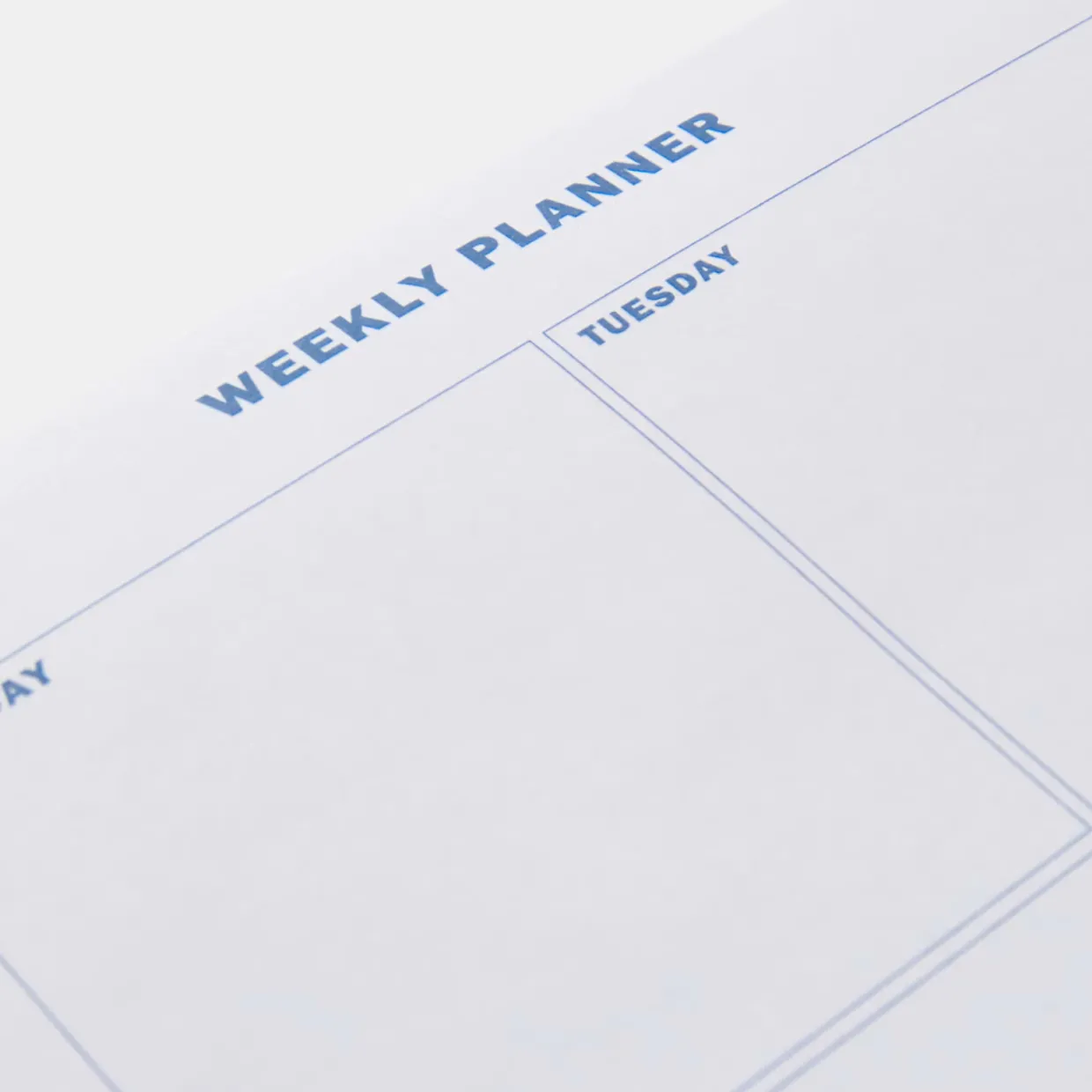 Veckoplanereare KIT Vit