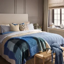 Överkast Celia 240x240cm Blå