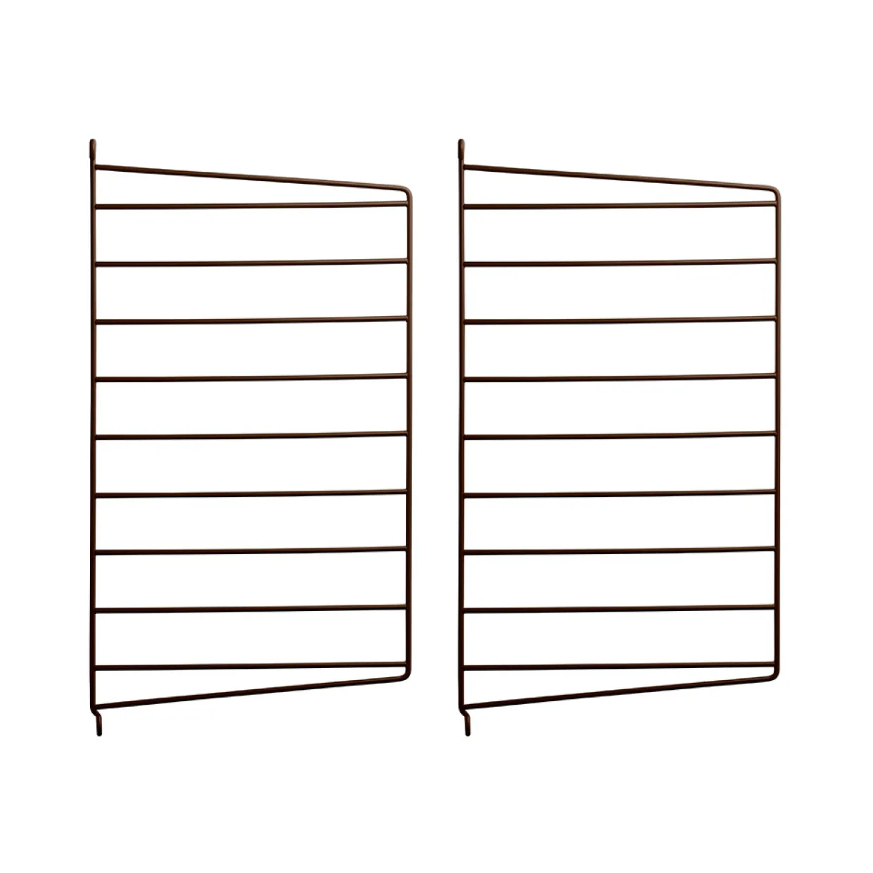 Väggavel 50x30 2-p brun