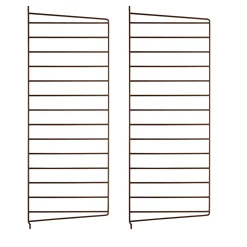 Väggavel 75x30 2-p brun