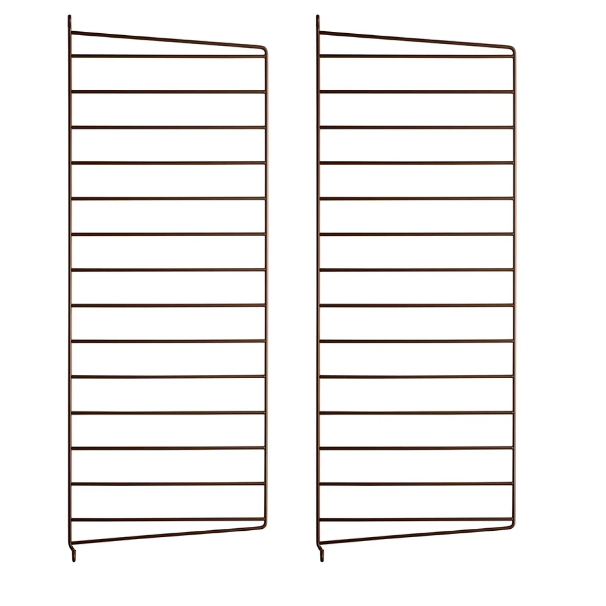 Väggavel 75x30 2-p brun