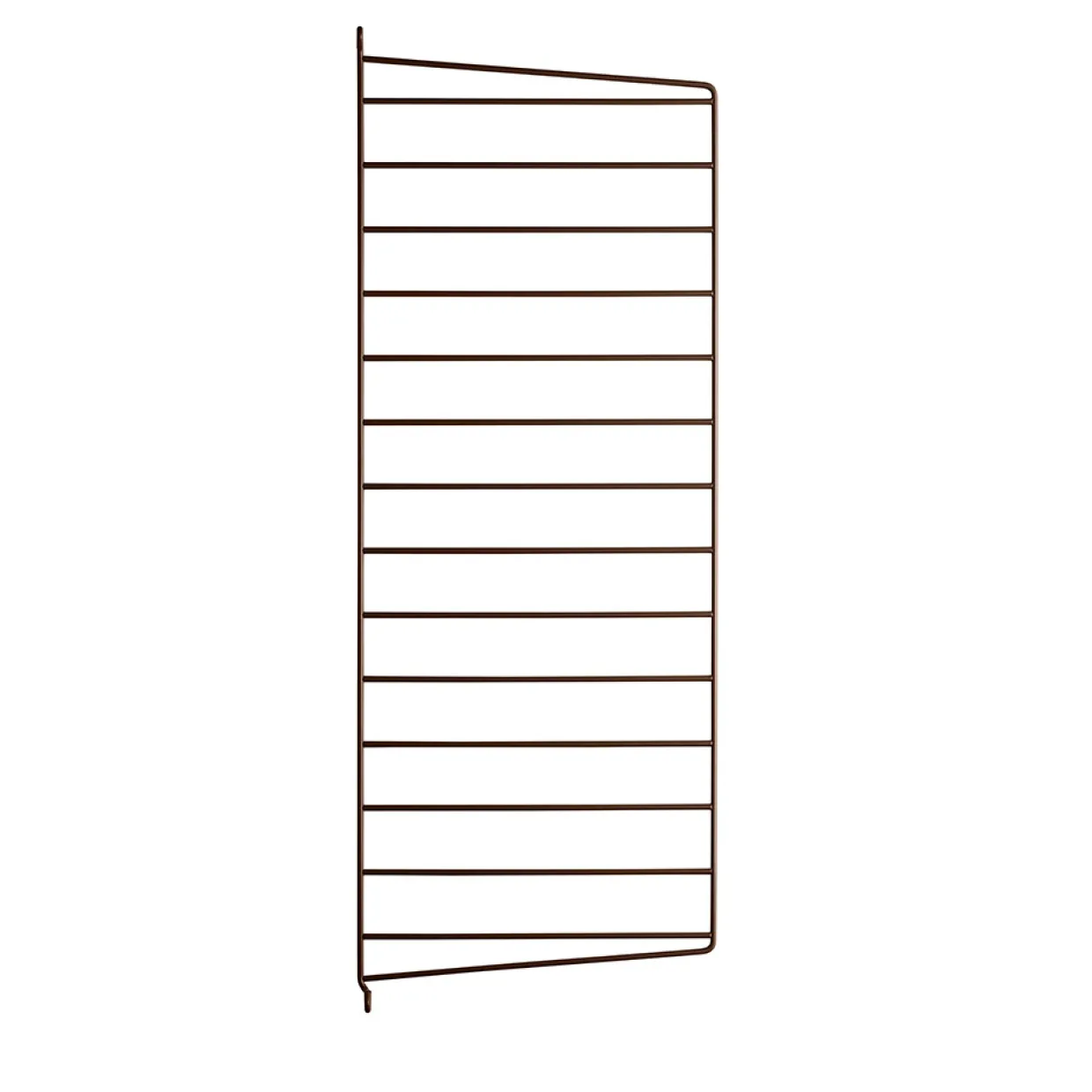 Väggavel 75x30 1-p brun