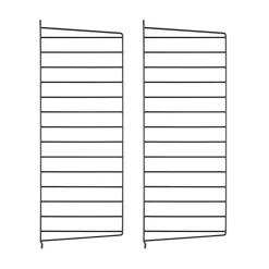 Väggavel 75x30 2-p svart