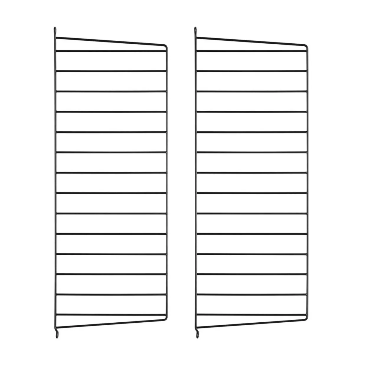 Väggavel 75x30 2-p svart