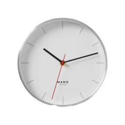 Väggklocka Mano 20 cm Krom