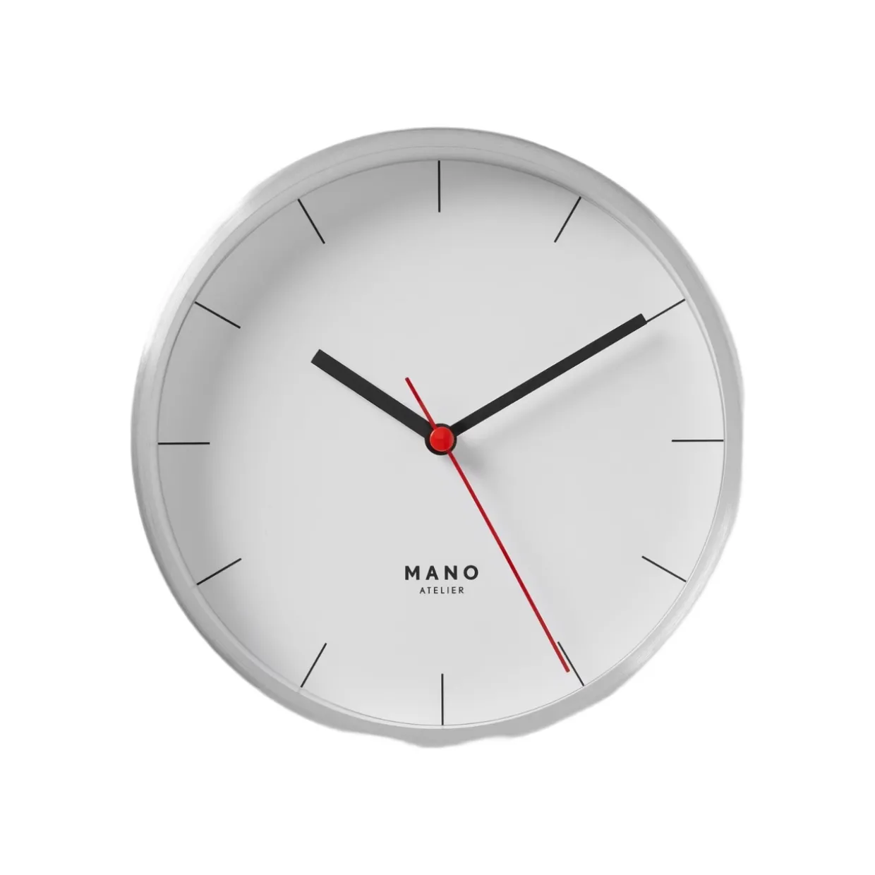 Väggklocka Mano 15 cm Krom