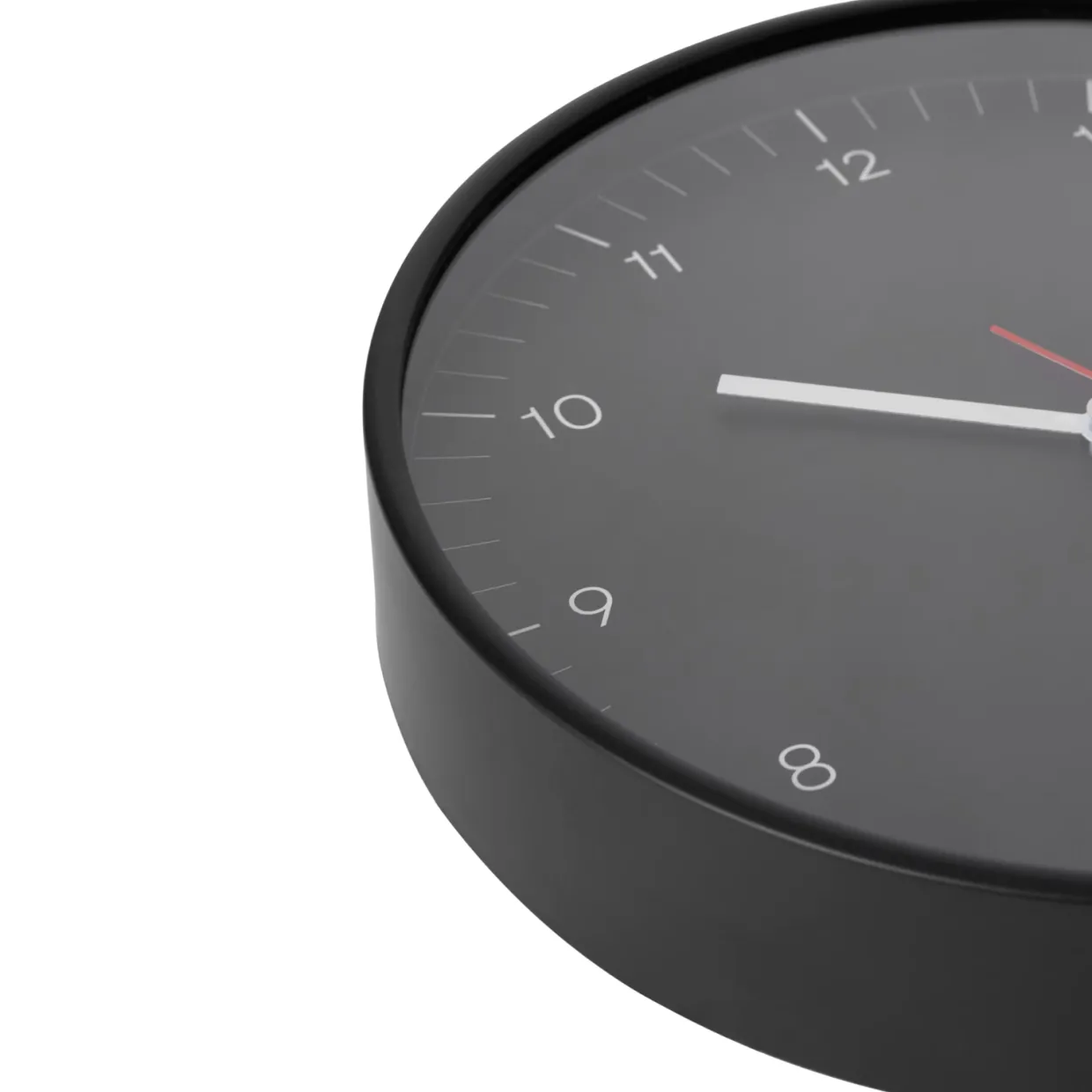 Väggklocka Mano 20 cm Svart