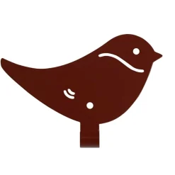 Väggkrok Domherre Röd