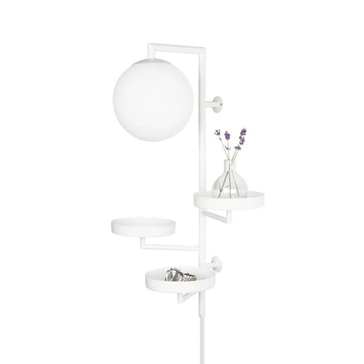 Vägglampa Astoria vit