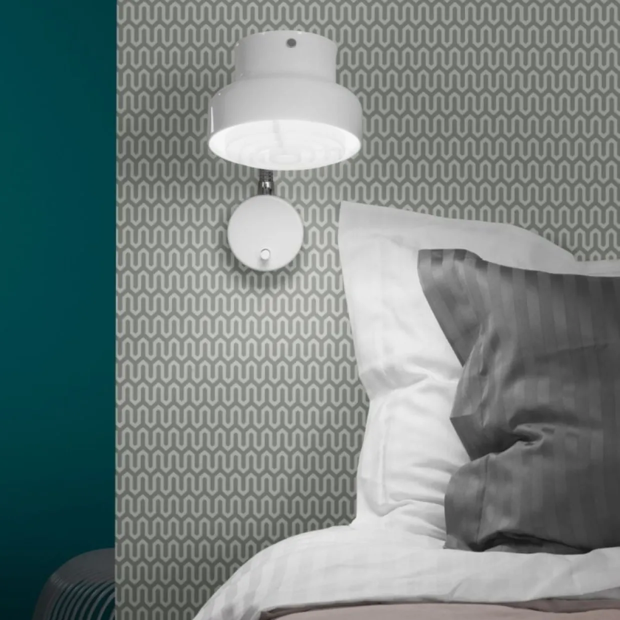 Vägglampa Bumling Mini 19cm Vit