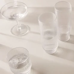 Vinglas Ripple 2-P Klar