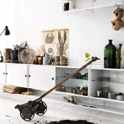 Vitrinskåp 78x30x42 vit