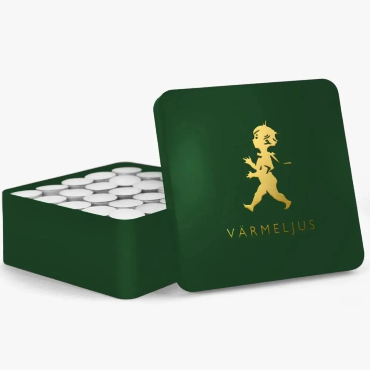 Värmeljuslåda Solstickan Grön